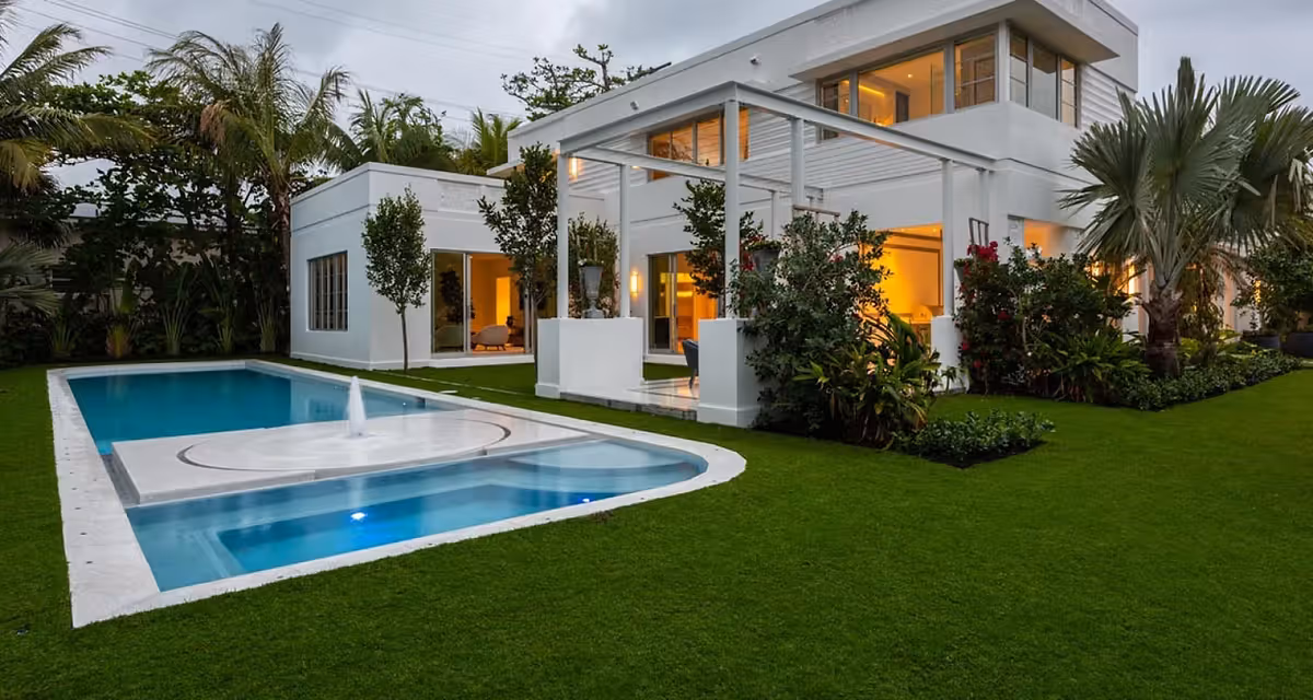Pool Outside House