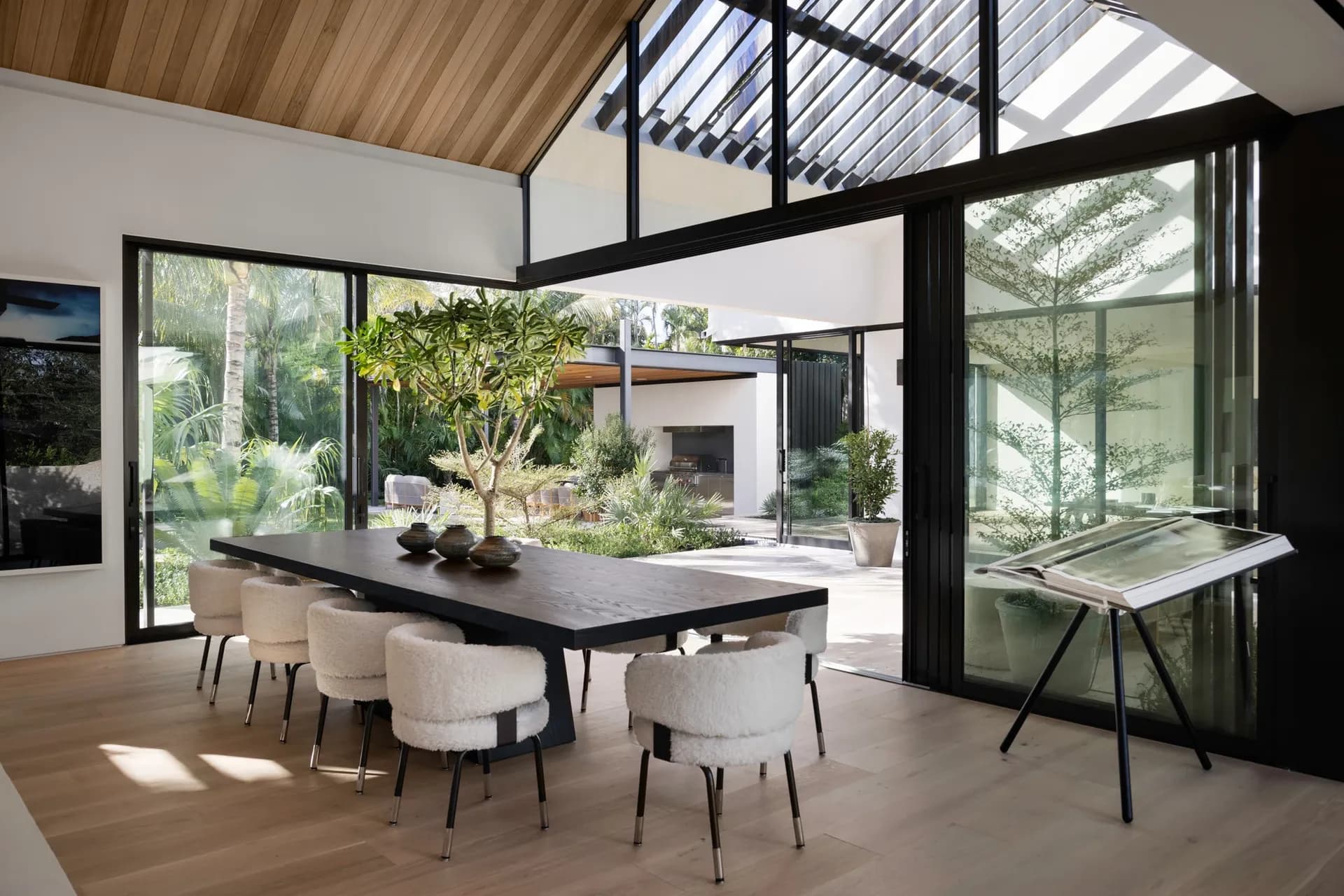 Dining Table with Open Windows
