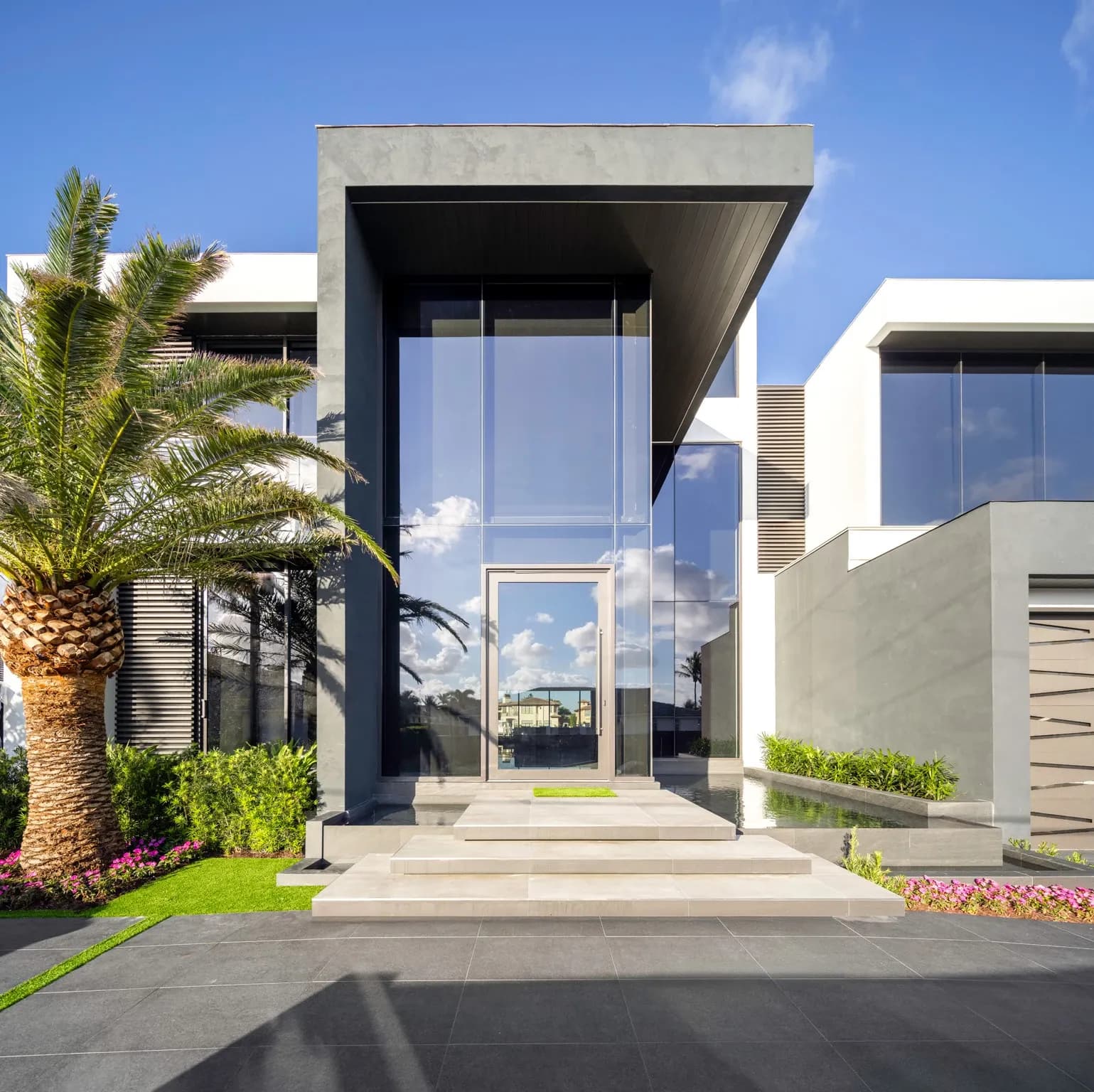 High Front Door Windows