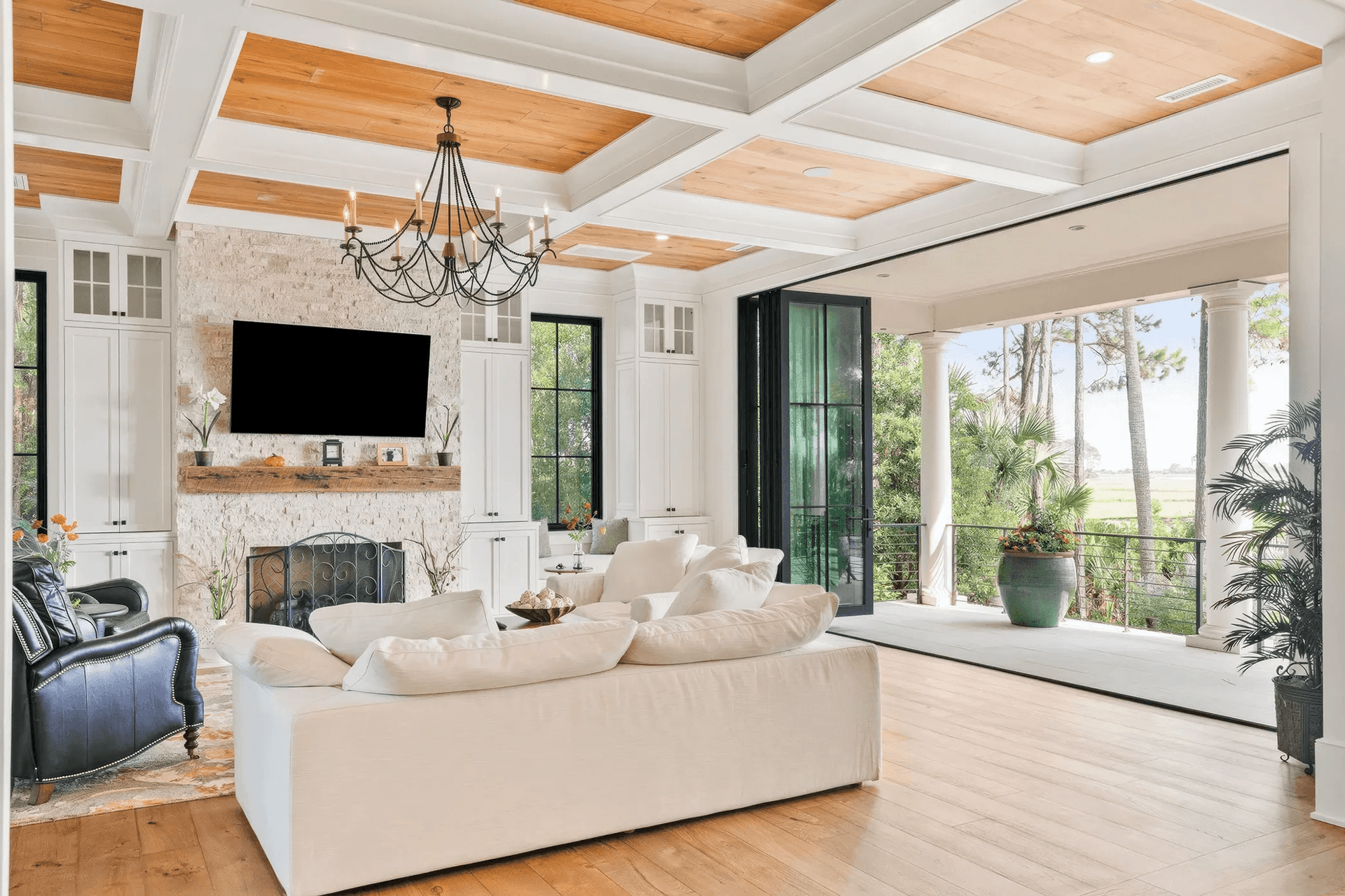 Patio Door Opening from Living Room