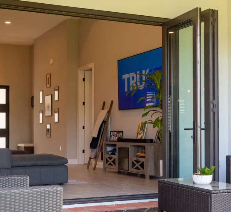Folding Glass Patio Door