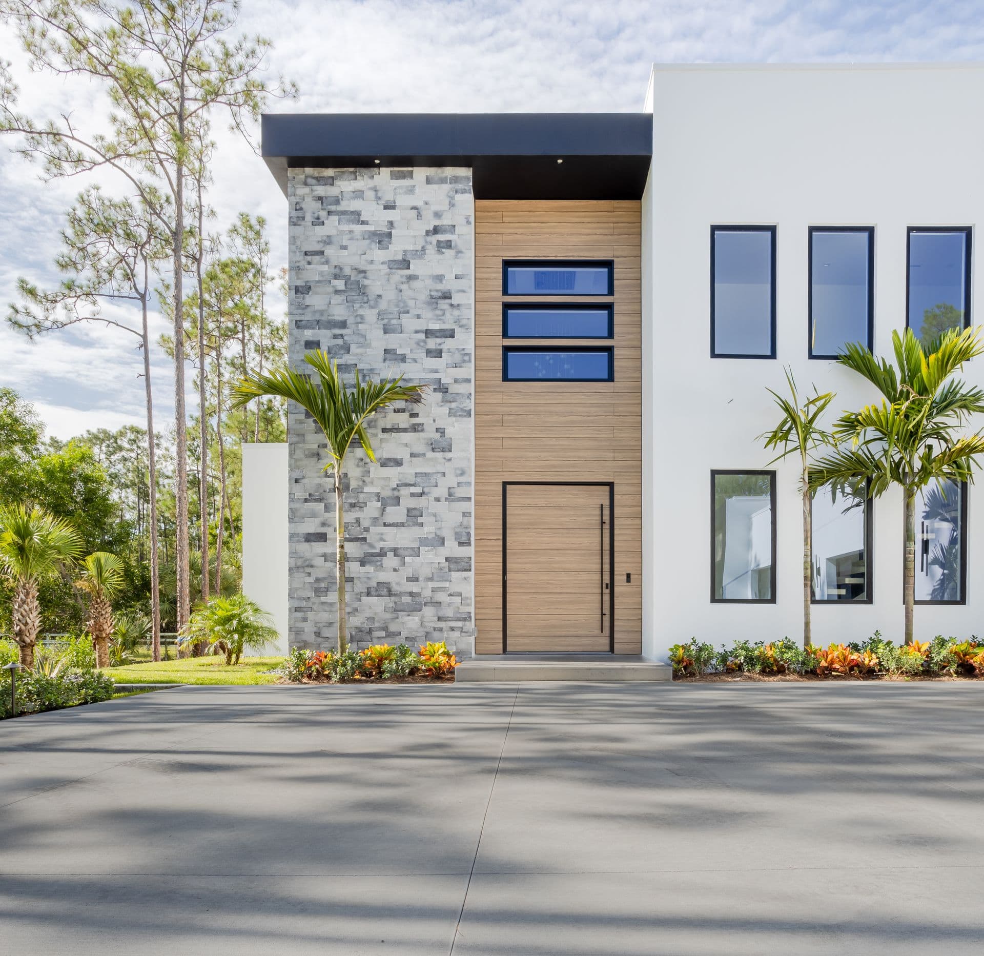 Home with Architectural Panels